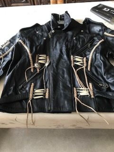 Blouson cuir XL moto de qualité fait main 220 Malicorne-sur-Sarthe (72)