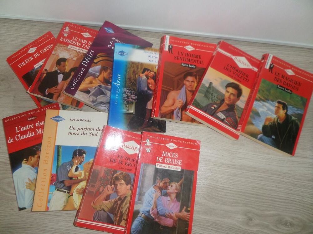 plusieurs lots possibles livres Harlequin Décoration