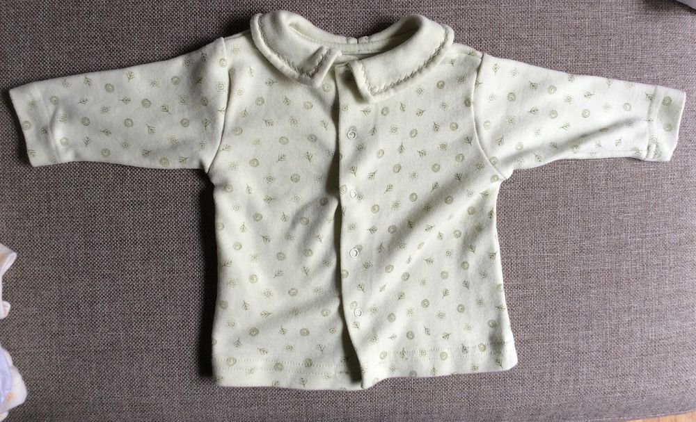 T-shirt manches longues vert clair 1 mois Vêtements enfants