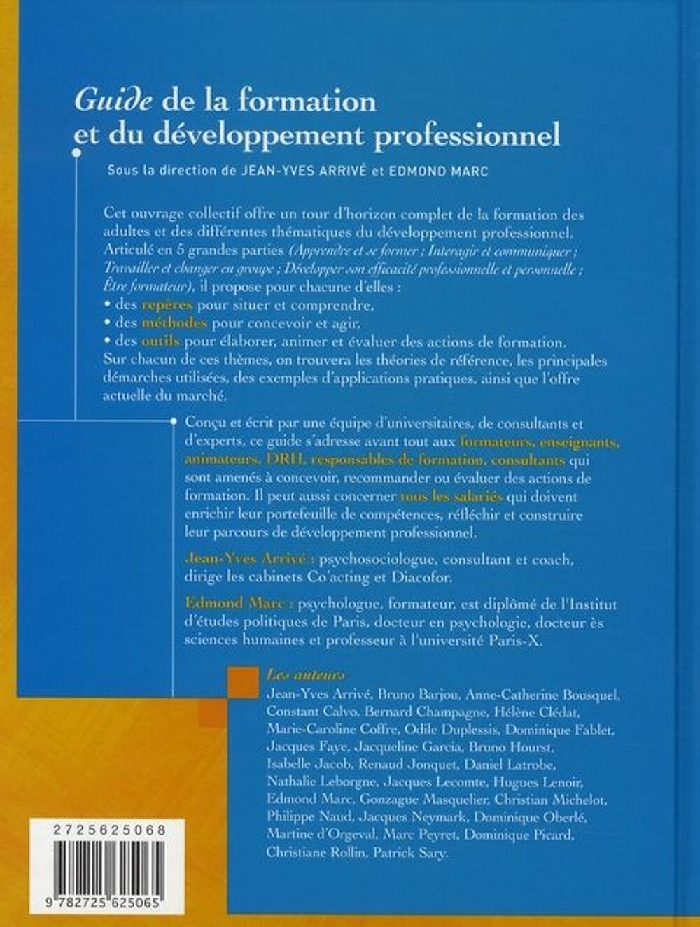 Guide de la formation et du d&eacute;veloppement professionnel Livres et BD