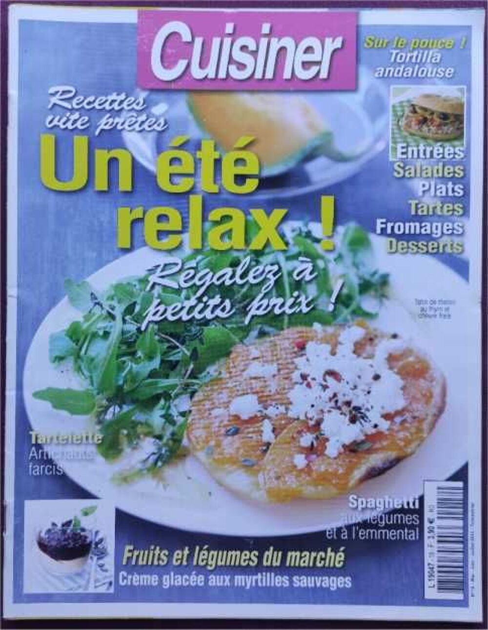 Lot 9 anciens magazines cuisine Livres et BD