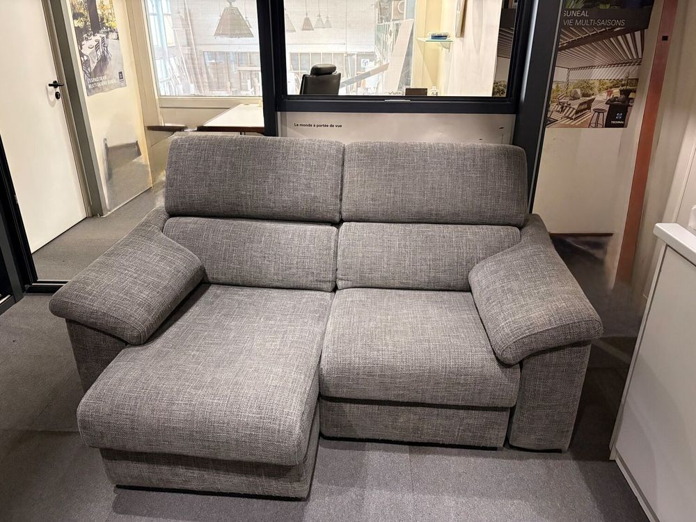 CANAPE 2 PLACES TISSU ASSISES COULISSANTES Meubles