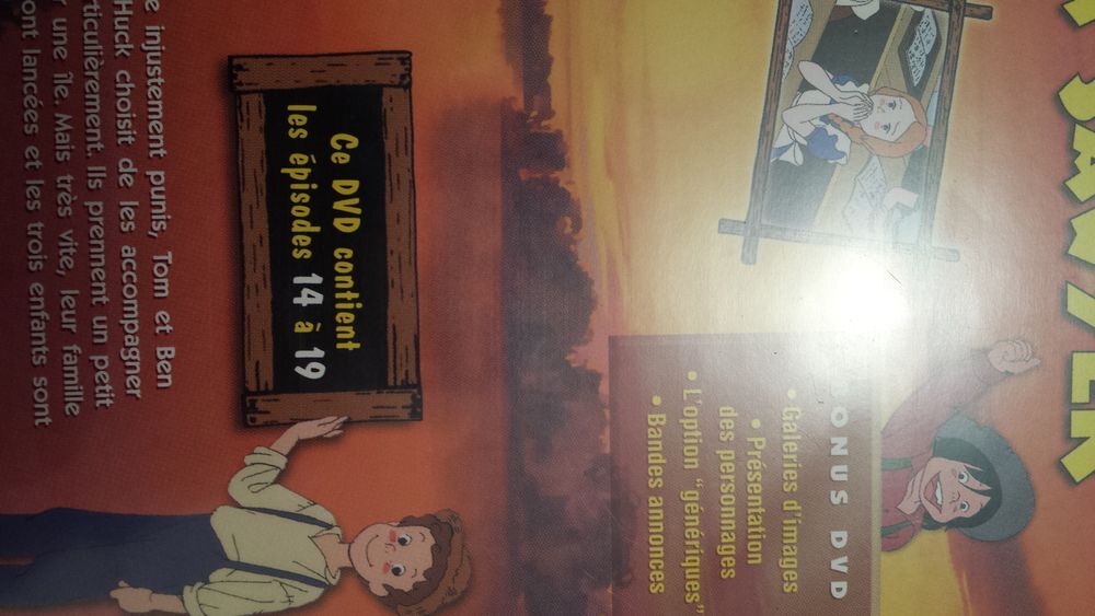 DVD TOM SAWYER
N&deg; 3
EPISODES 14 A 19
DVD et blu-ray