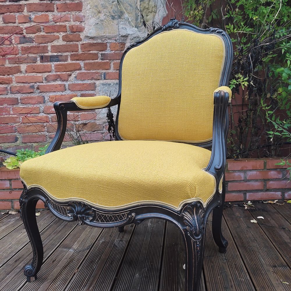 Fauteuil restaur&eacute; style Napol&eacute;on 3 Meubles