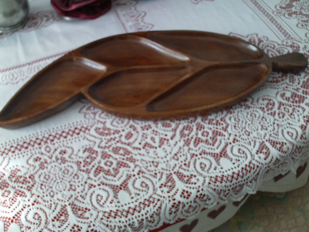 Vieux Plateau service bois exotique typique 70 N&deg;1089 