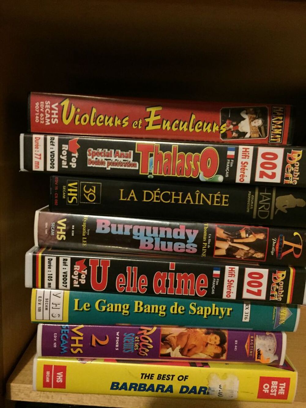 VHS et DVD pour adultes DVD et blu-ray