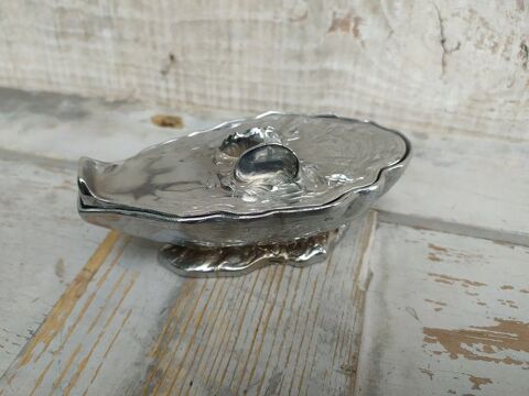 Ancienne Saucire  Huitre Art Nouveau Coquillage 40 Loches (37)