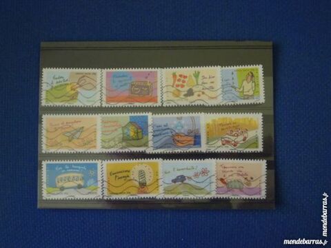 LOT 28-29 TIMBRES FRANCE OBLITERES 4 Andernos-les-Bains (33)