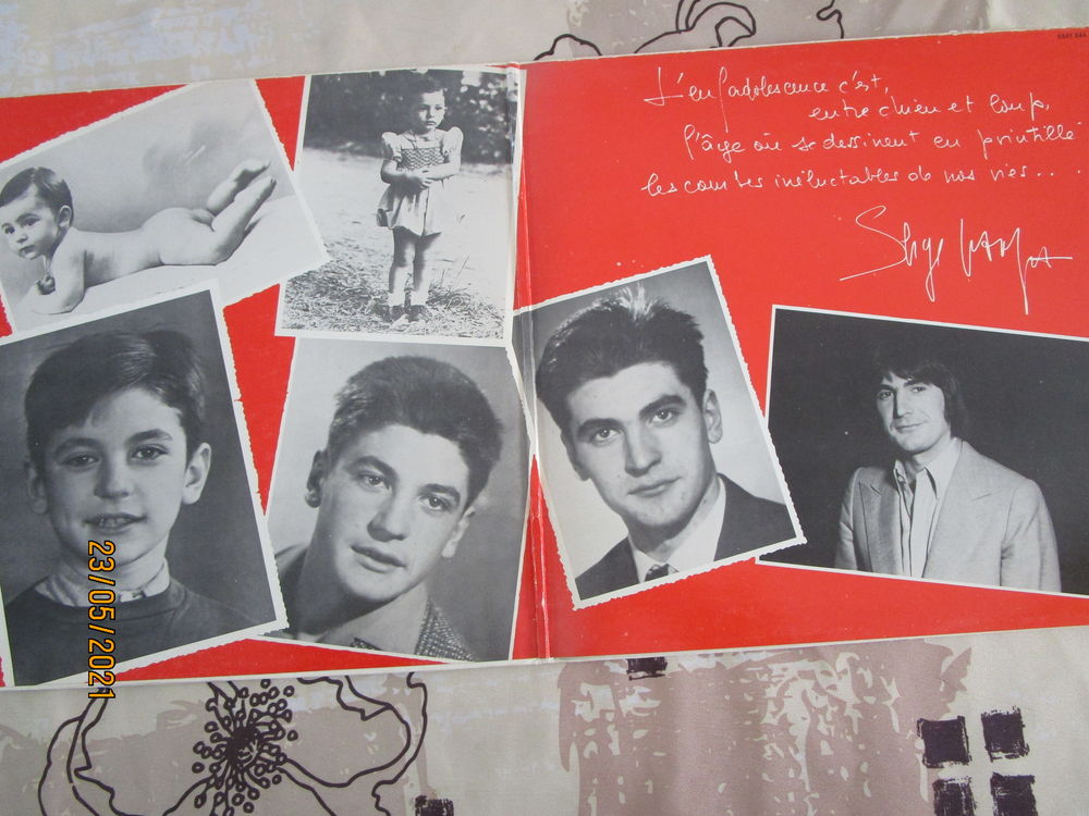 ALBUM DE DEUX VINYLES 33 TOURS SERGE LAMA CD et vinyles