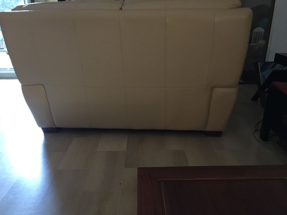 CANAPE FIXE 2 PLACES EN CUIR Meubles