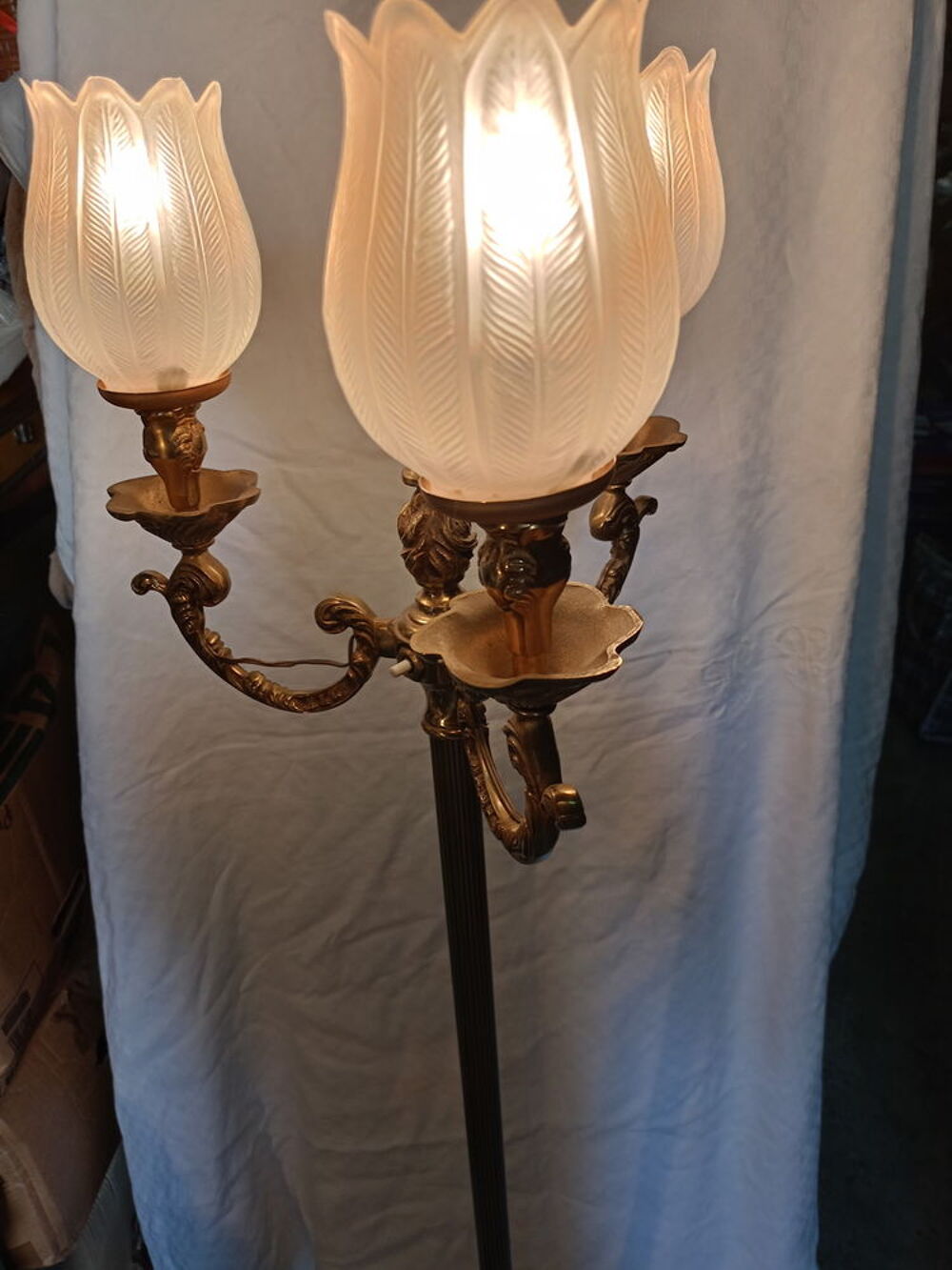 lampadaire en bronze Décoration