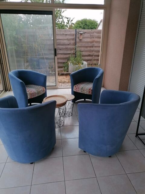 lot 4 fauteuils crapaud 160 Cholet (49)