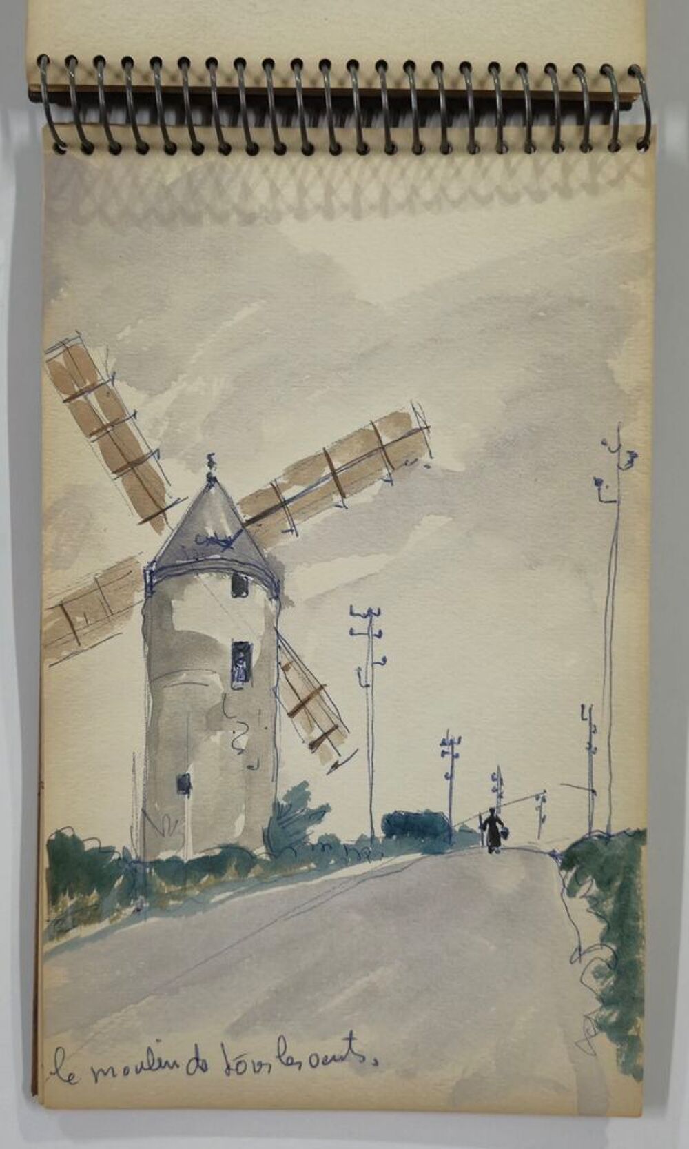 Suzanne GU&Eacute;GUEN (1900-1979) Carnet de route d'une randonn&eacute;e 