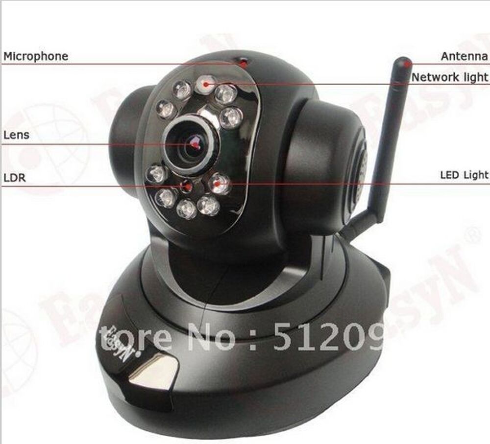 Cam&eacute;ra de surveillance IP Camera EasyN, so easy ! Photos/Video/TV