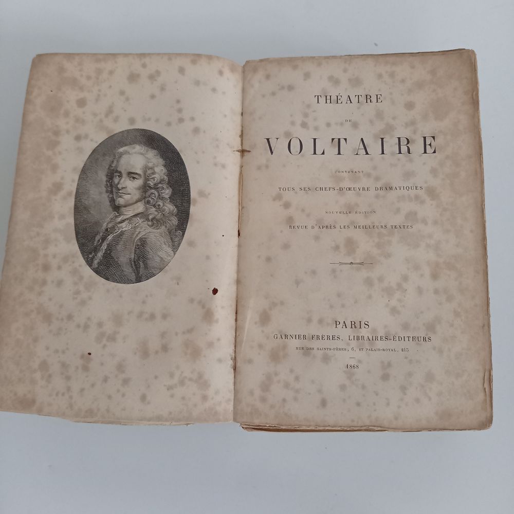 Th&eacute;&acirc;tre de Voltaire, Tous les chefs d'?uvre dramatiques, 186 Livres et BD