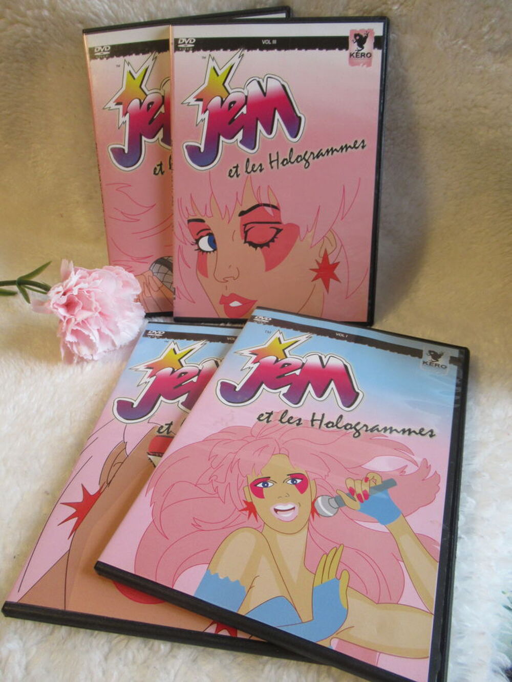 DVD "Jem et les Hologrammes" - Volume 1 &agrave; 4 DVD et blu-ray
