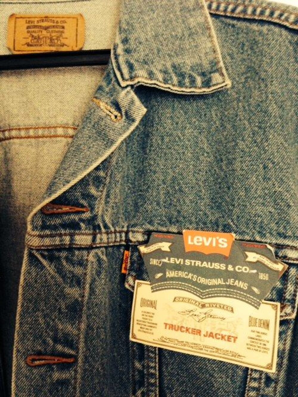 BLOUSON VINTAGE LEVI'S ORIGINAL Vêtements