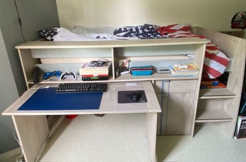 Lit combin + bureau 90 Chaponnay (69)