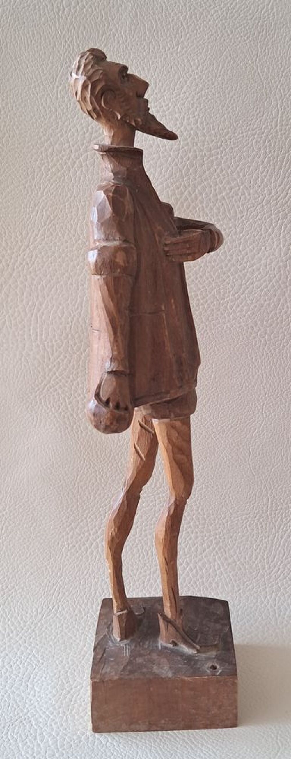 statue sculpture figurine en bois de Don Quichotte Décoration