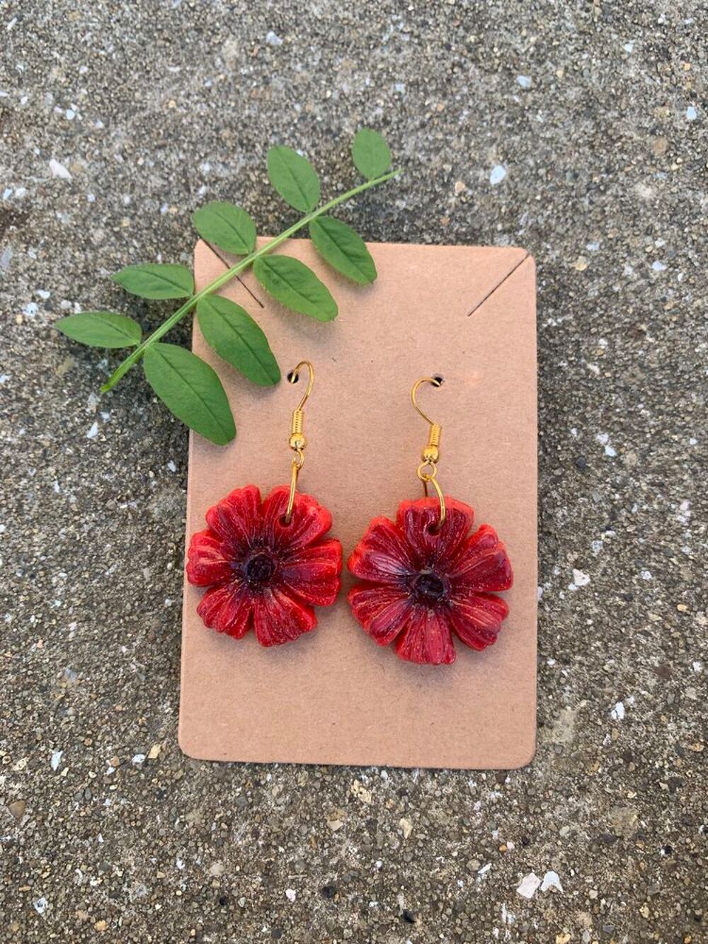 Boucles d'oreilles p&acirc;te fimo
Bijoux et montres