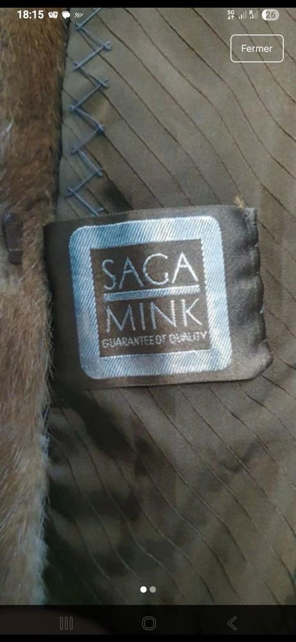 Manteau Saga Mink Vêtements