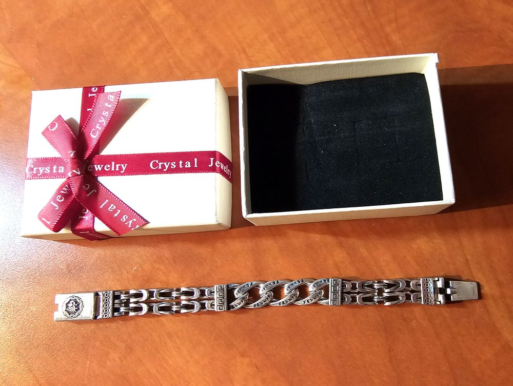 Gourmette Authentique Tibet Argent S- 925 avec Certificat Bijoux et montres