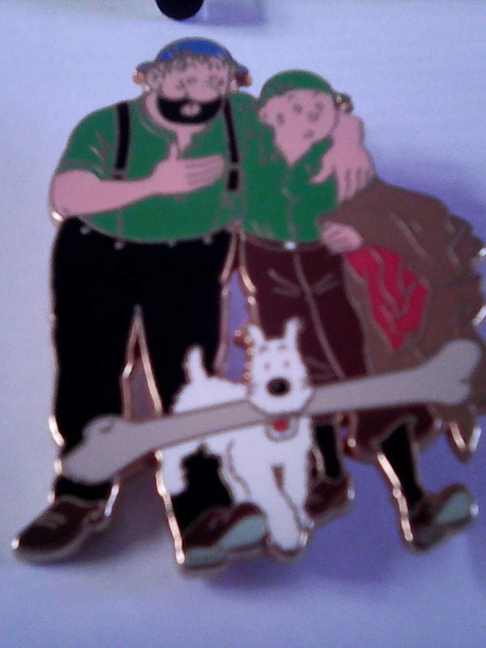 pin's tintin hadock 