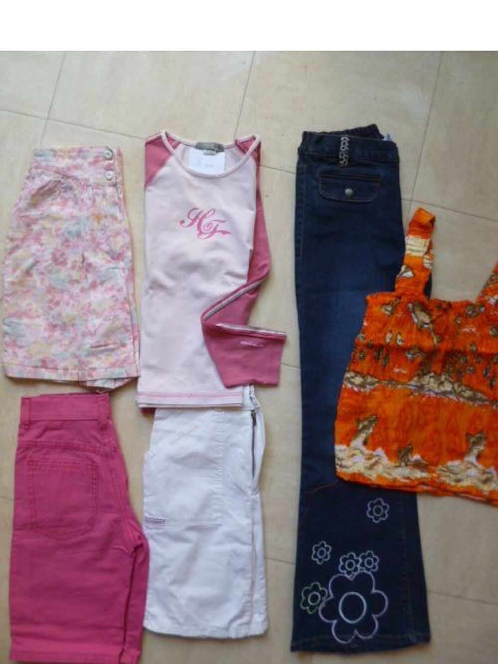 8 ans pantalon, d&eacute;bardeur, shorts - zoe Vêtements enfants