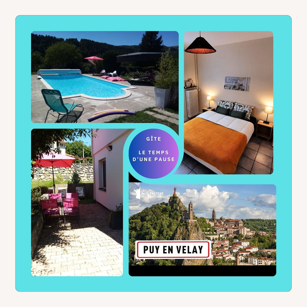   Gîte avec piscine et terrasse Auvergne, Coubon (43700)