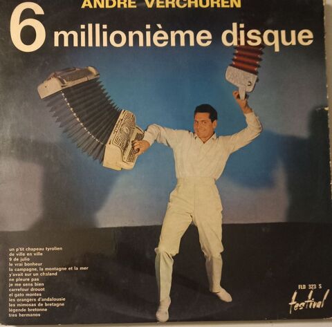 ANDRE VERCHUREB / 10 X DISQUES VYNIL 33 TOURS 6 Pont-Audemer (27)