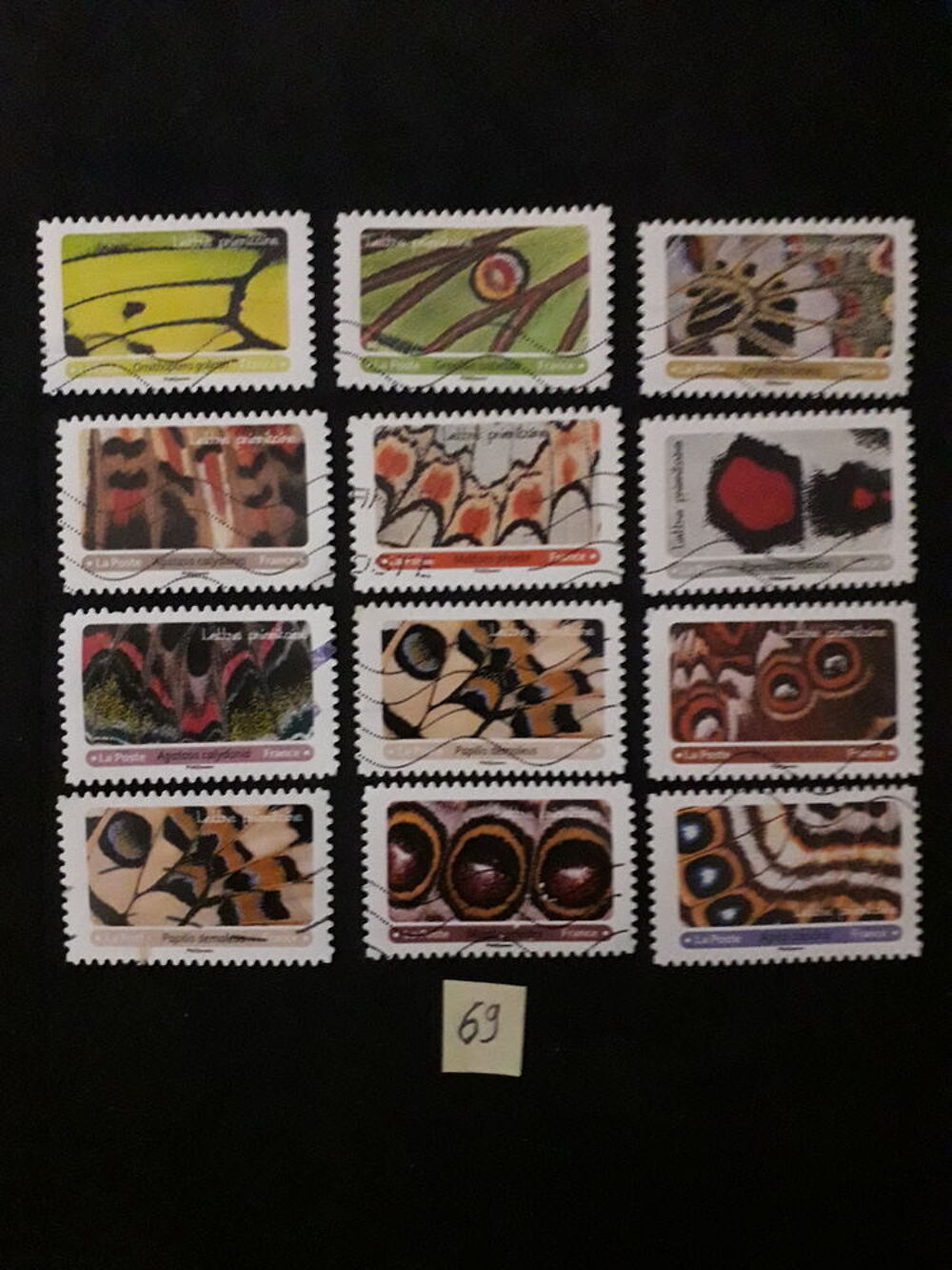 2 S&eacute;ries compl&egrave;tes de timbres 0,40 € la s&eacute;rie.68/69/ 