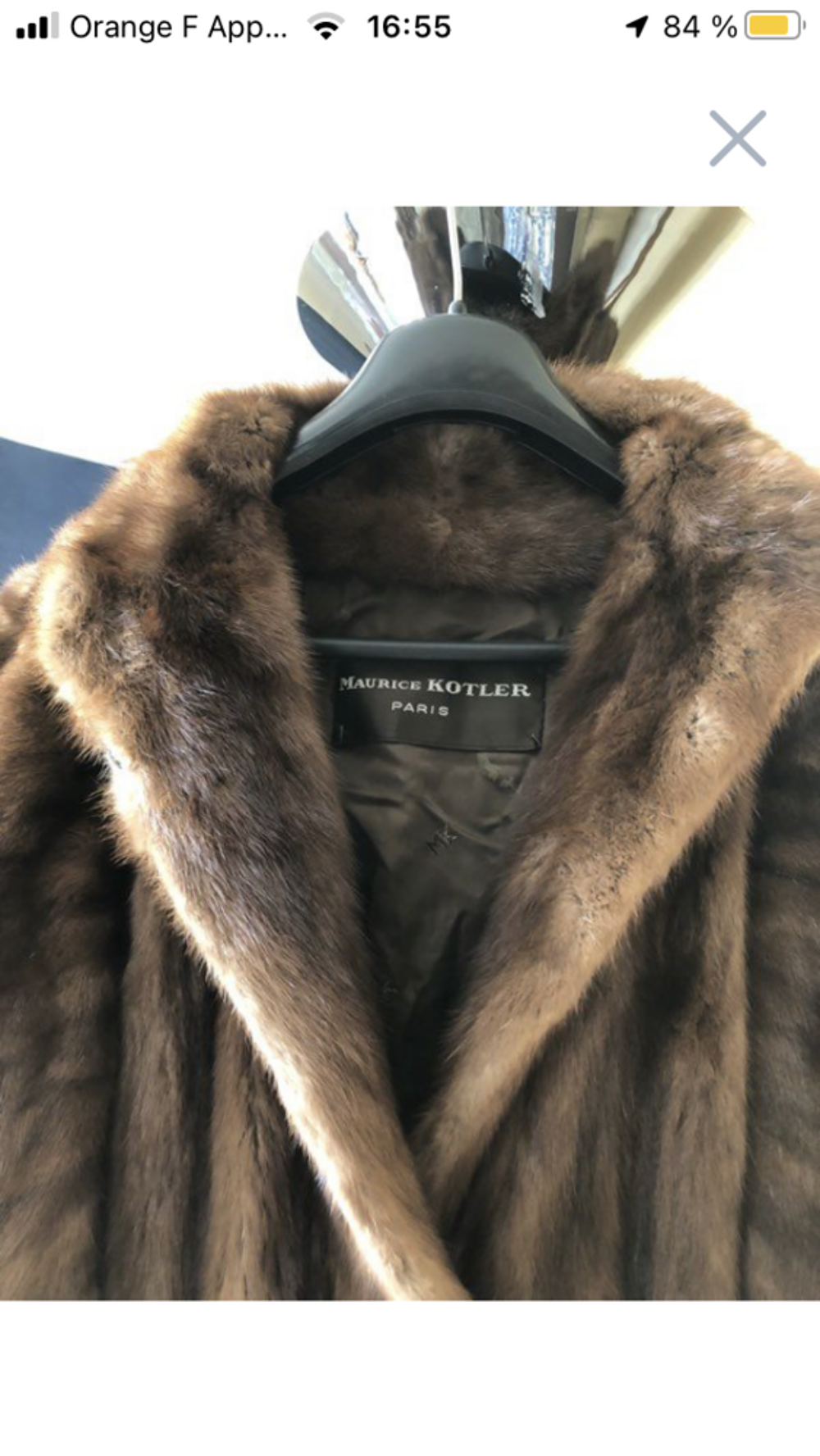 veste vison Vêtements