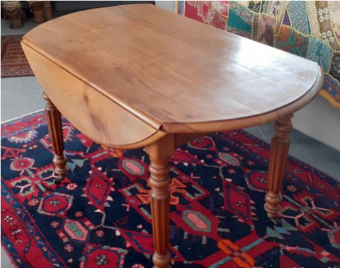 Table ovale en merisier 65 Parempuyre (33)