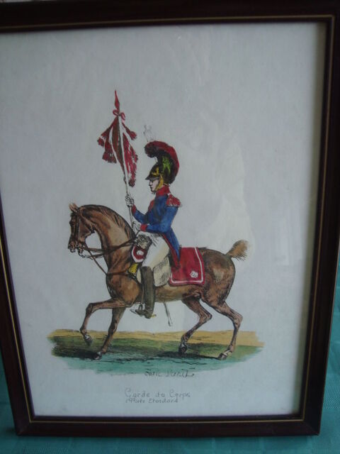 Cadre Porte  drapeau, garde du corps, porte �tendard
10 Villev�que (49)