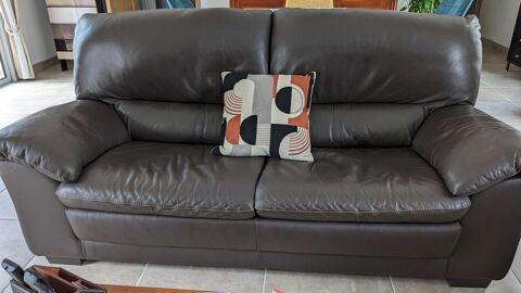 Canap cuir et fauteuil cabriolet 230 Vrines (17)