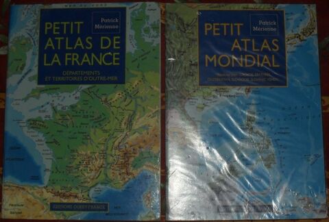 Lot de 2 Petits Atlas de Patrick Mrienne. 15 Montreuil (93)