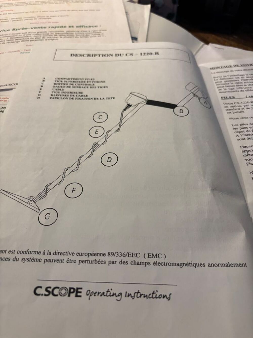 DETECTEUR DE METAUX C.SCOPE CS 1220R Jeux / jouets