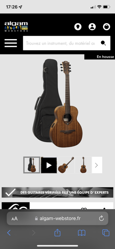 Guitare Lag Travel lectroacoustique 430 Valenciennes (59)
