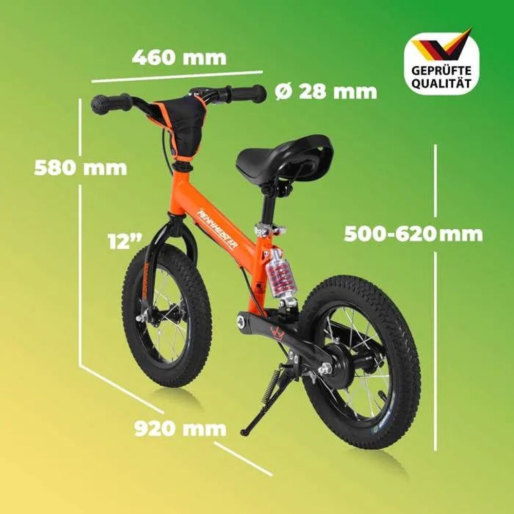 Draisienne avec amortisseur frein et b&eacute;quille excellent &eacute;tat Vélos
