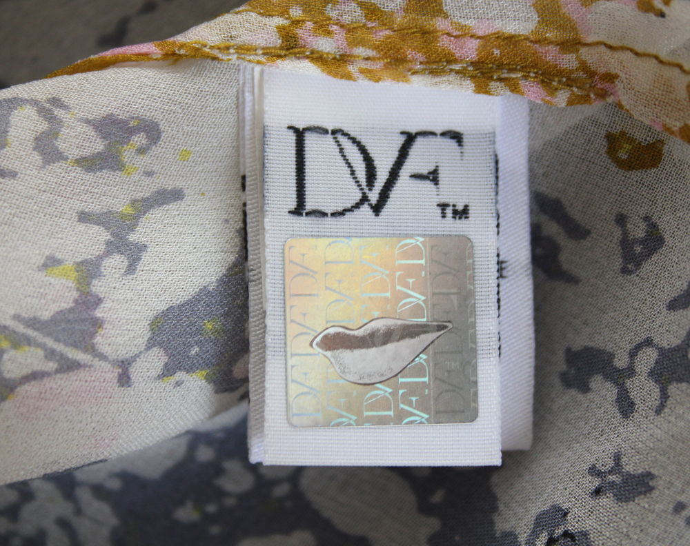 Blouse chemise soie multicolore DIANE VON FURSTENBERG T.12 Vêtements