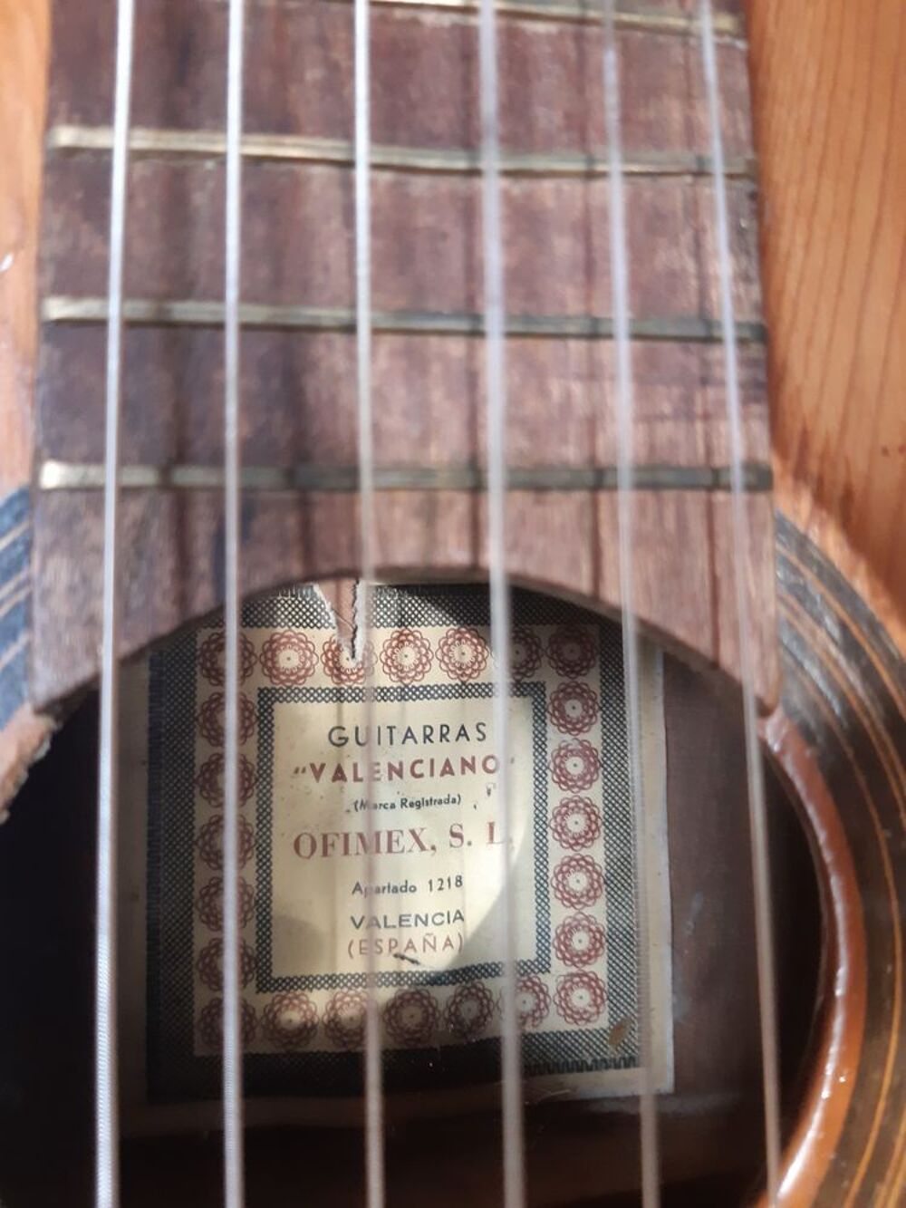 Guitare flamenco Valenciano ann&eacute;e 1960 Instruments de musique