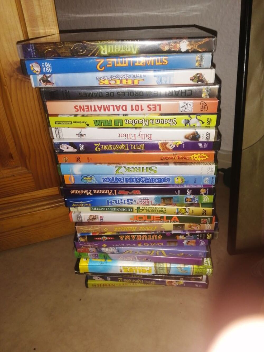 Lot de 290 DVD, enfant, marvel, horreur, action DVD et blu-ray
