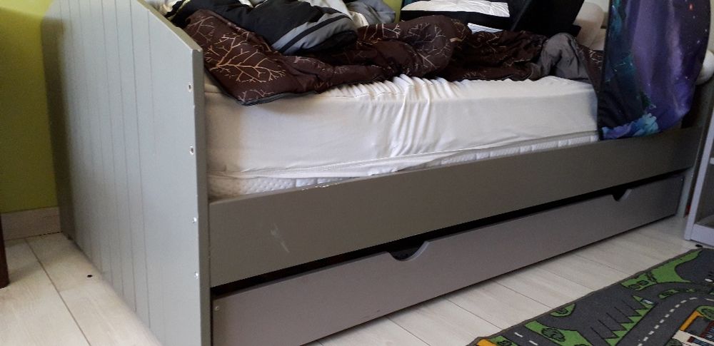 Chambre compl&egrave;te grise enfant: Mobilier enfants