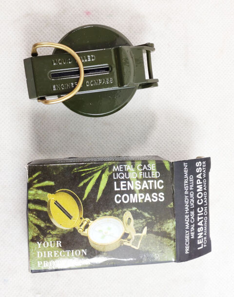 boussole ou lensatic compass (neuf) 0 Ervy-le-Chtel (10)