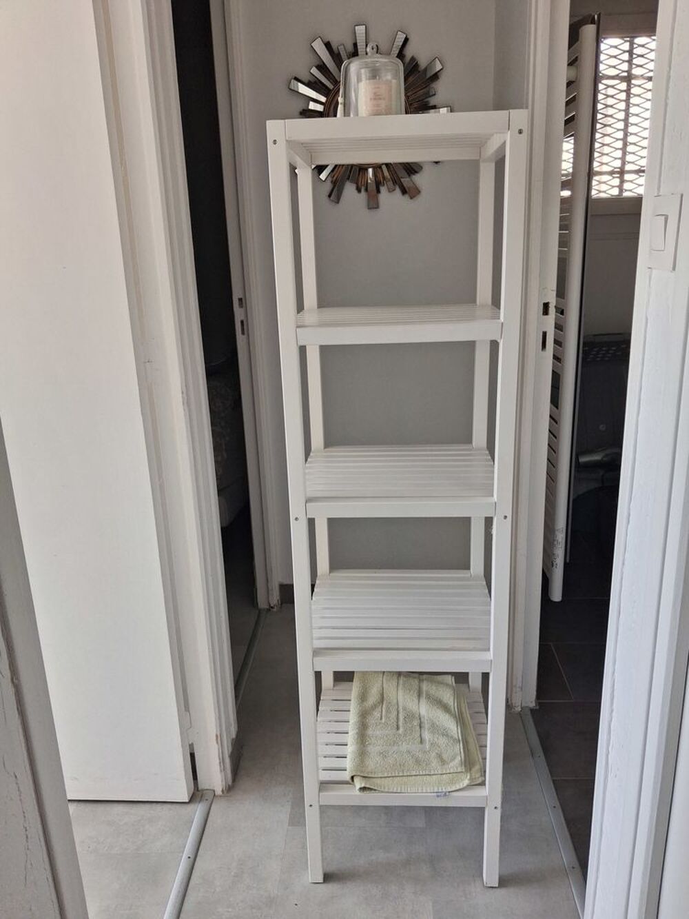 ETAGERE BOIS BLANC Décoration