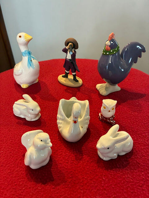 Figurines et Bibelots divers, 8 pièces 7 Pescadoires (46)