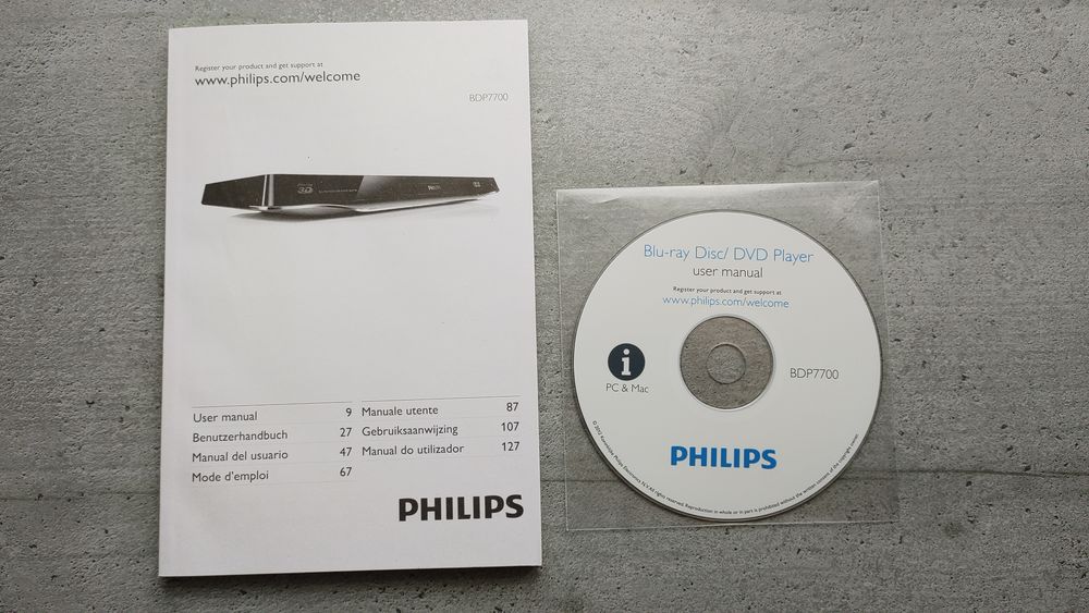 Philips - Manuel d'Utilisation du Lecteur Blu-Ray 3D BDP7700 DVD et blu-ray