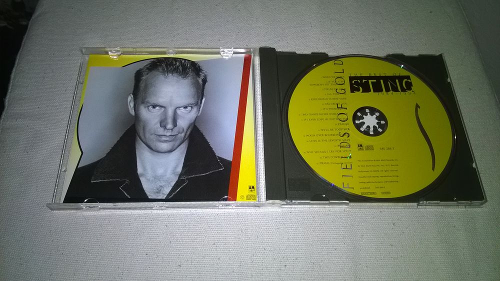 CD Sting
Fields Of Gold
1994
Excellent etat
When We Danc CD et vinyles