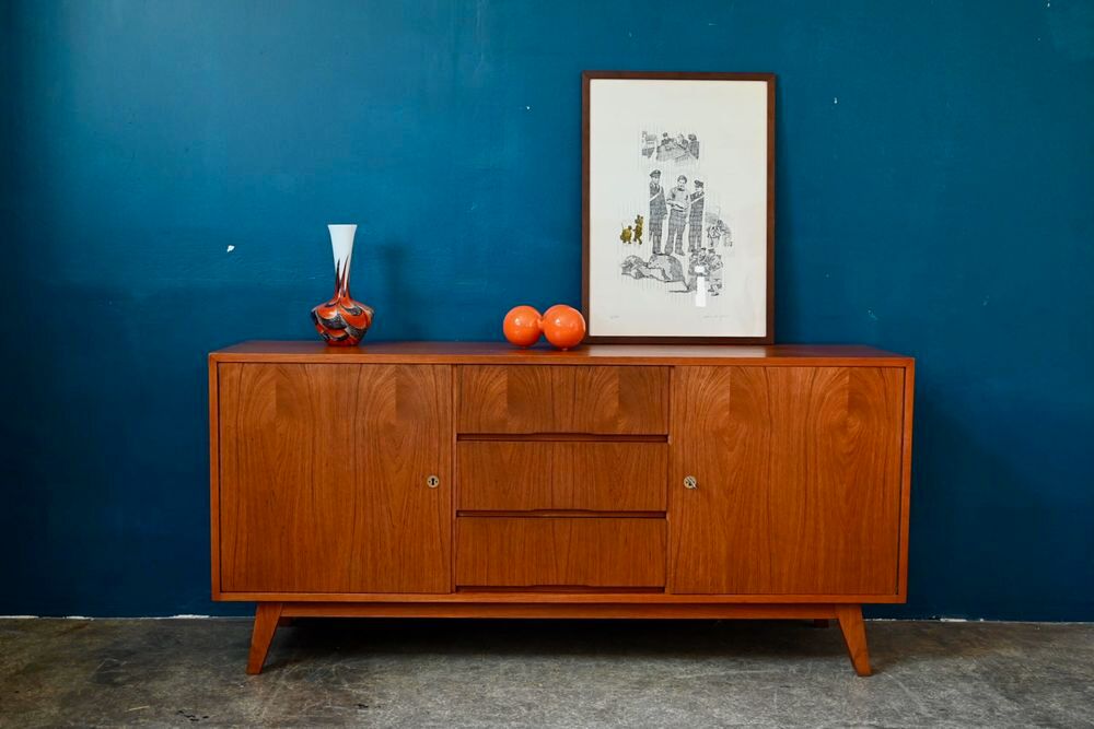 enfilade meuble bas hifi t&eacute;l&eacute; tv salon svandinave Meubles