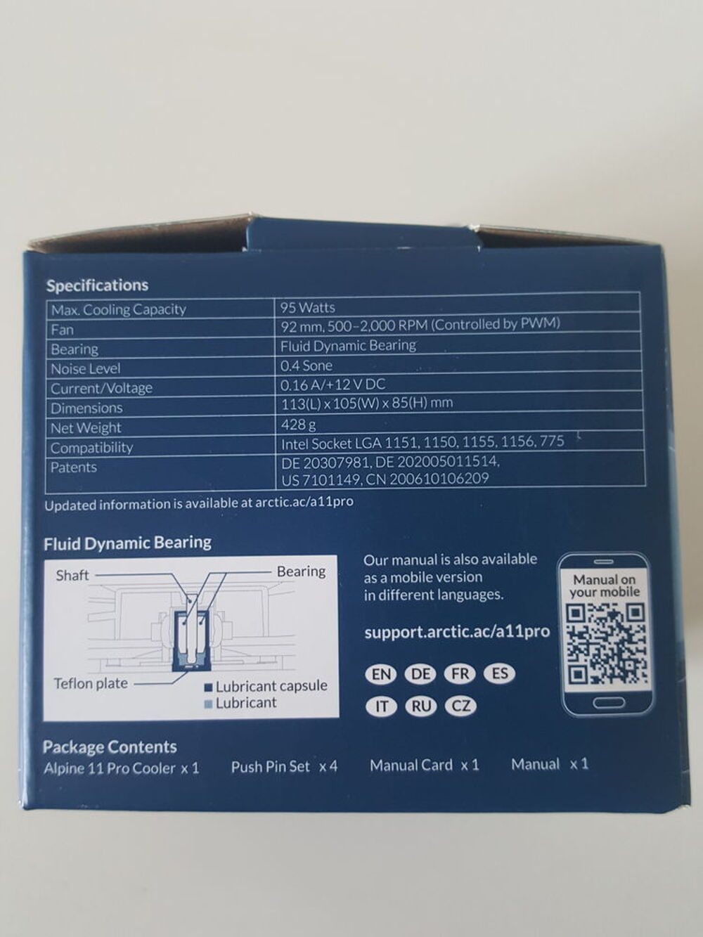 ARCTIC Alpine 11 PRO INTEL LGA 775 1150 1151 1155 1156 1155x Matériel informatique